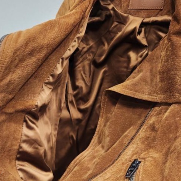 Blank NYC Genuine Leather Suede Moto Jacket - Picture 4 of 6